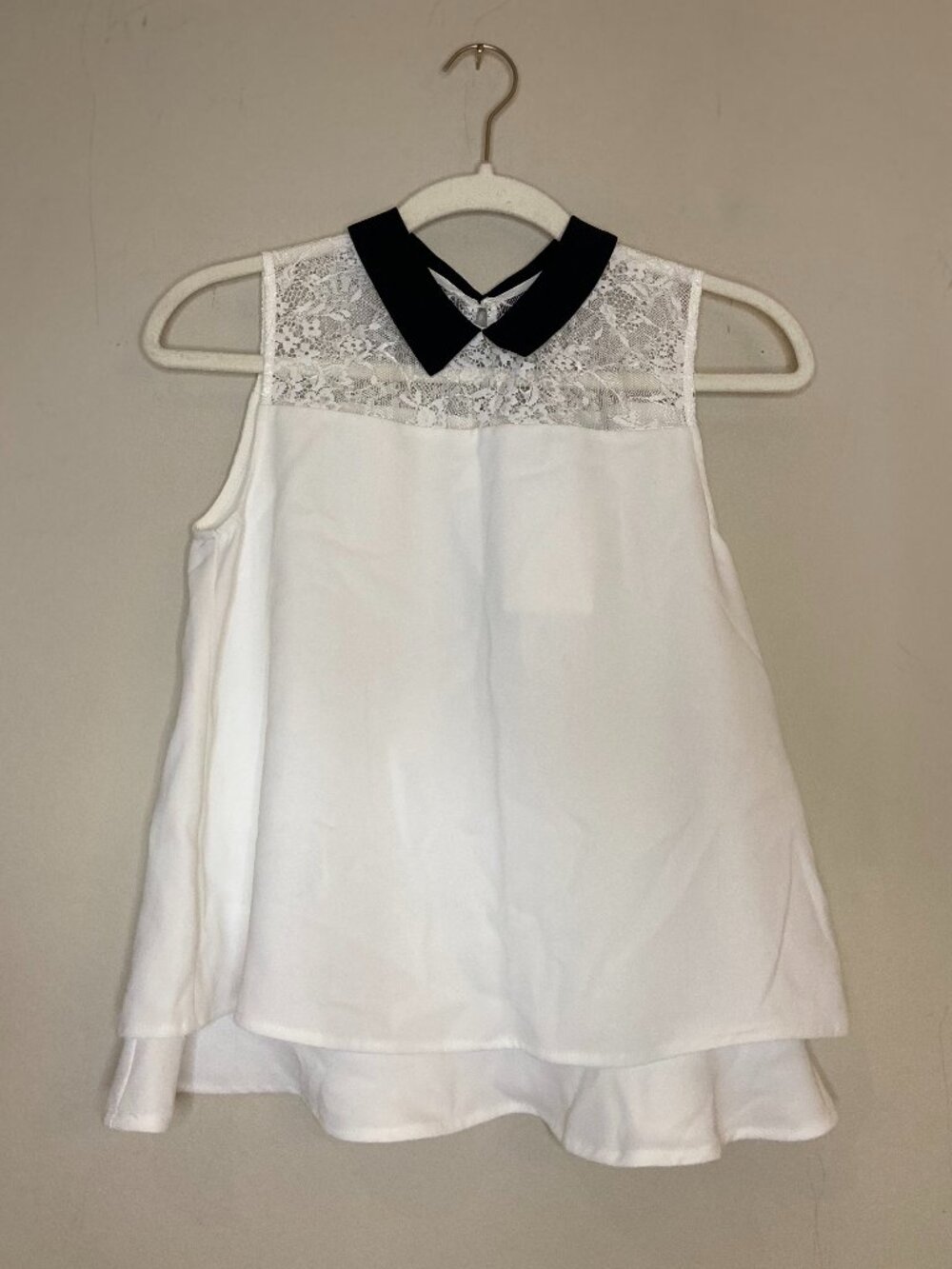 NWT Peter Pan Collar Lace Blouse Japan XS/S